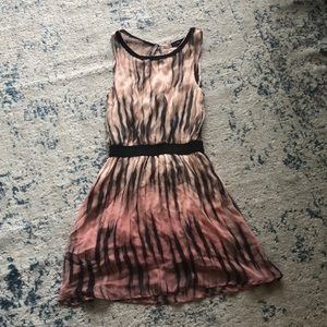 Pink tie dye dress